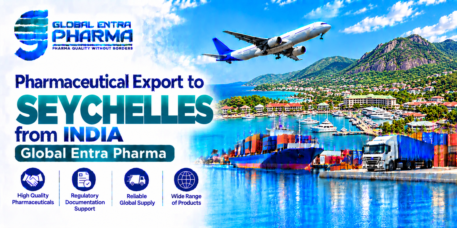 Pharmaceutical Export to Seychelles from India